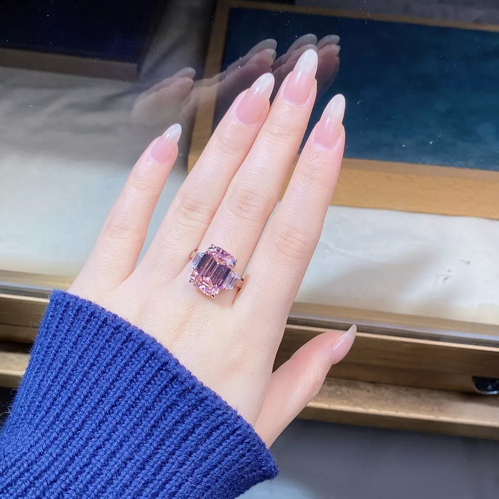 925 Sterling Silver Geometric Ring, image 2