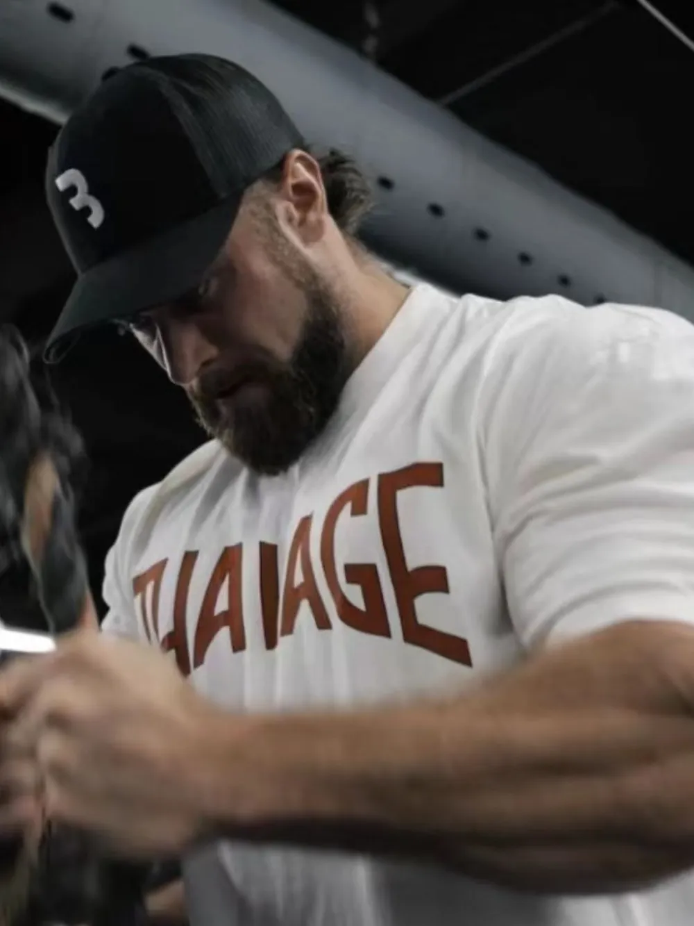 Men's Plus Size Round Neck Half Sleeve T-Shirt, image 4