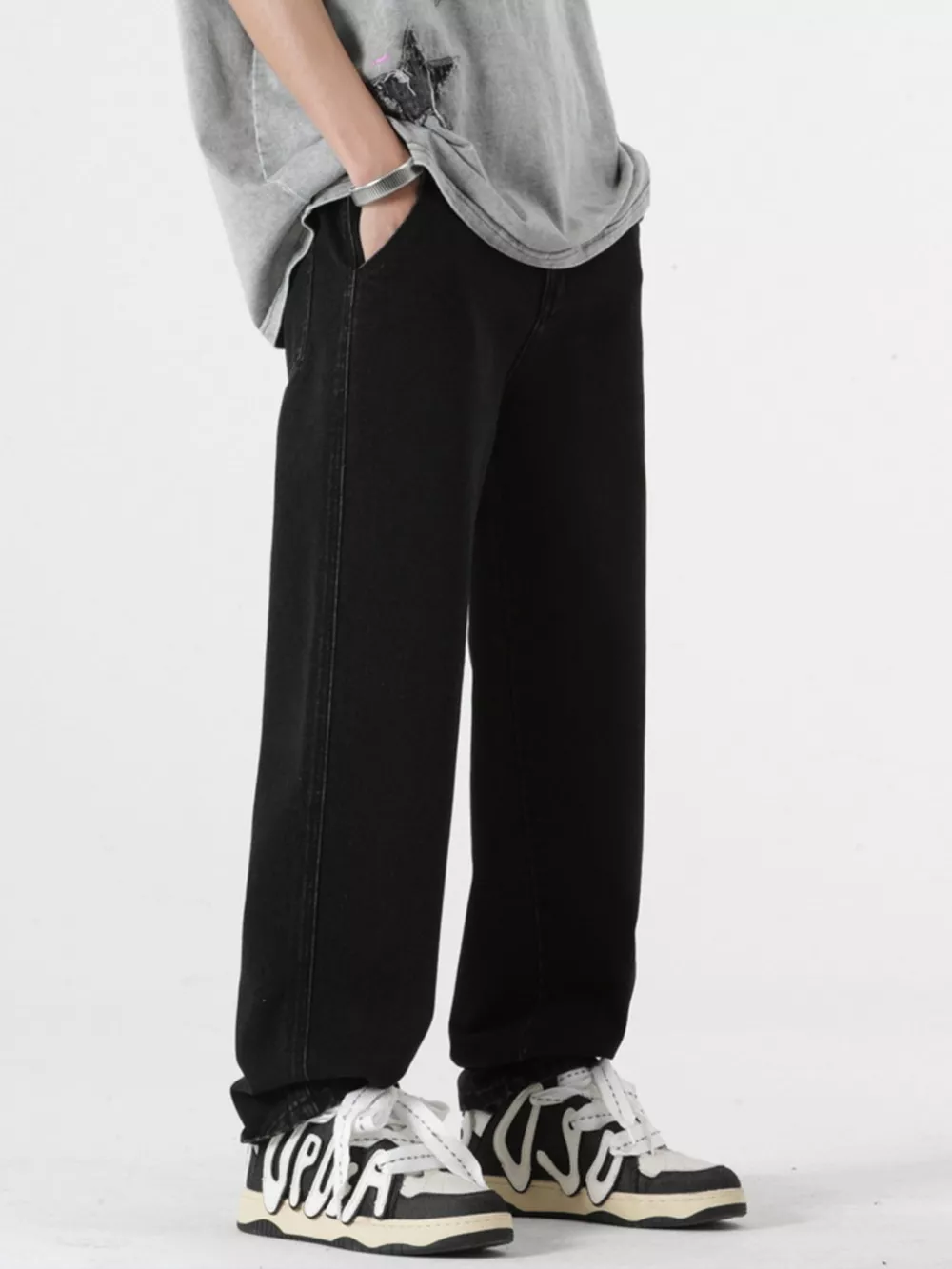 Men's Full Size Pocketed Relaxed Fit Jeans Plus Size, image 7