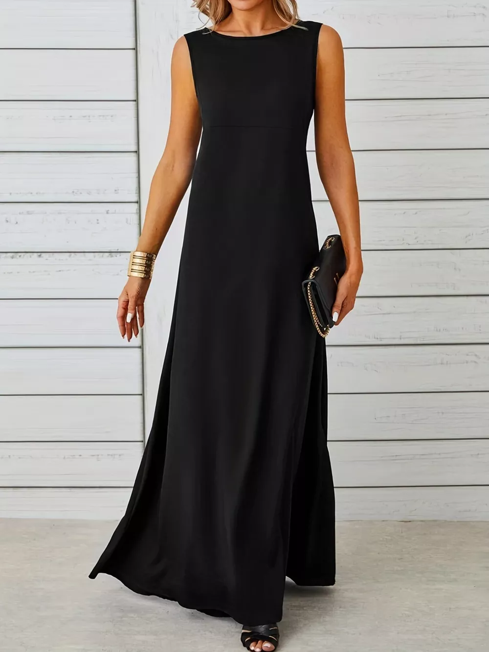 Sleeveless Flowy Maxi Dress, image 21