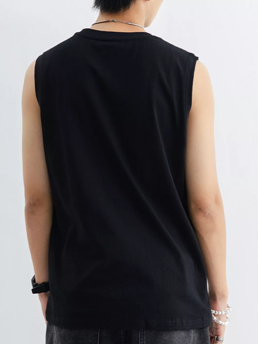 Men's Plus Size Round Neck Tank, image 6
