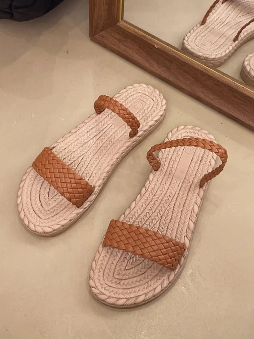 Braided Strap Espadrille Sandals, image 5