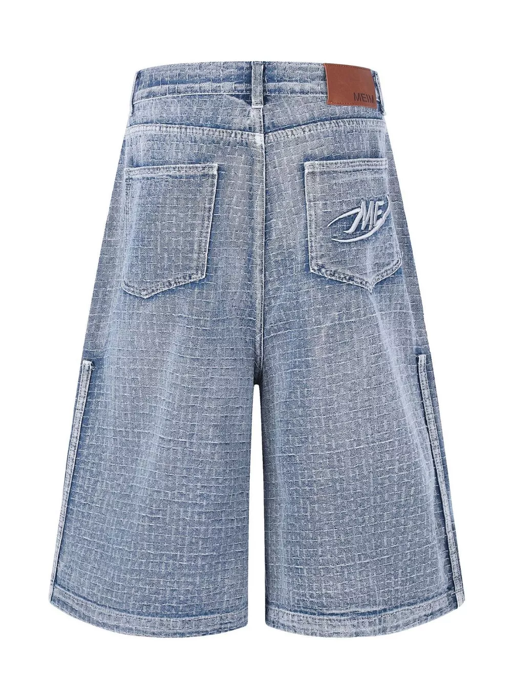Men's Wide Leg Denim Capris, image 3