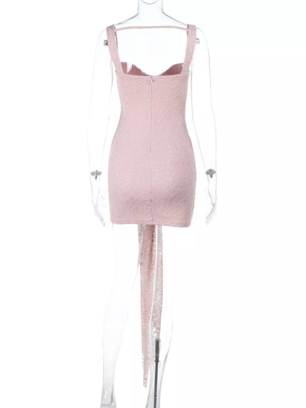 Sweetheart Neck Wide Strap Mini Dress, image 11