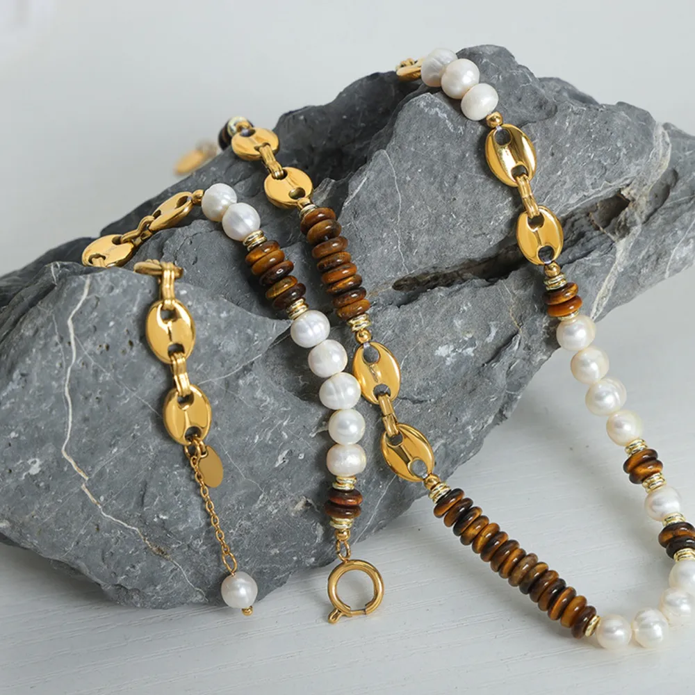 18K Gold-Plated Titanium Steel Bracelet, image 2