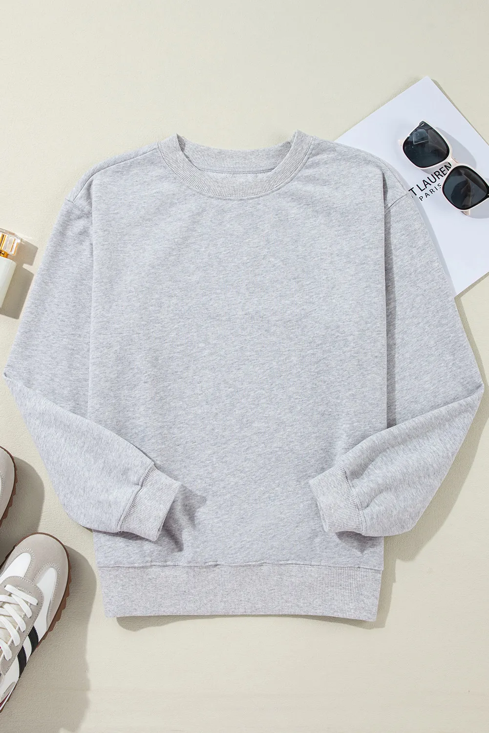 Round Neck Long Sleeve Sweatshirt, image 12