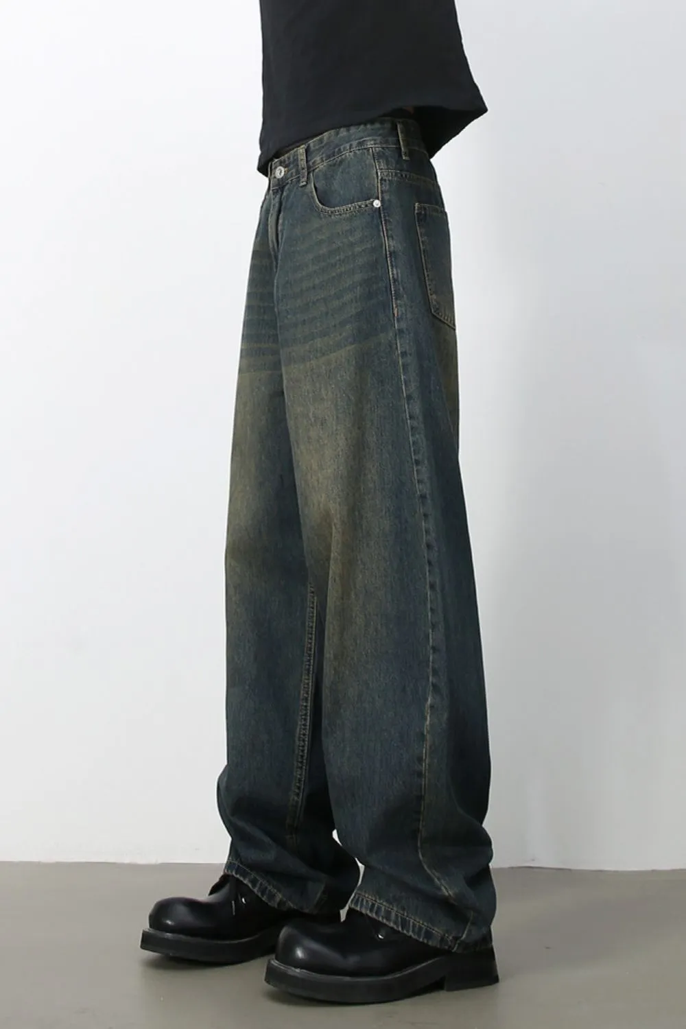 Men's Wide Leg Jeans, image 3