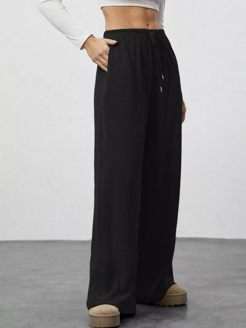 Relaxed Fit Drawstring Pants, image 19