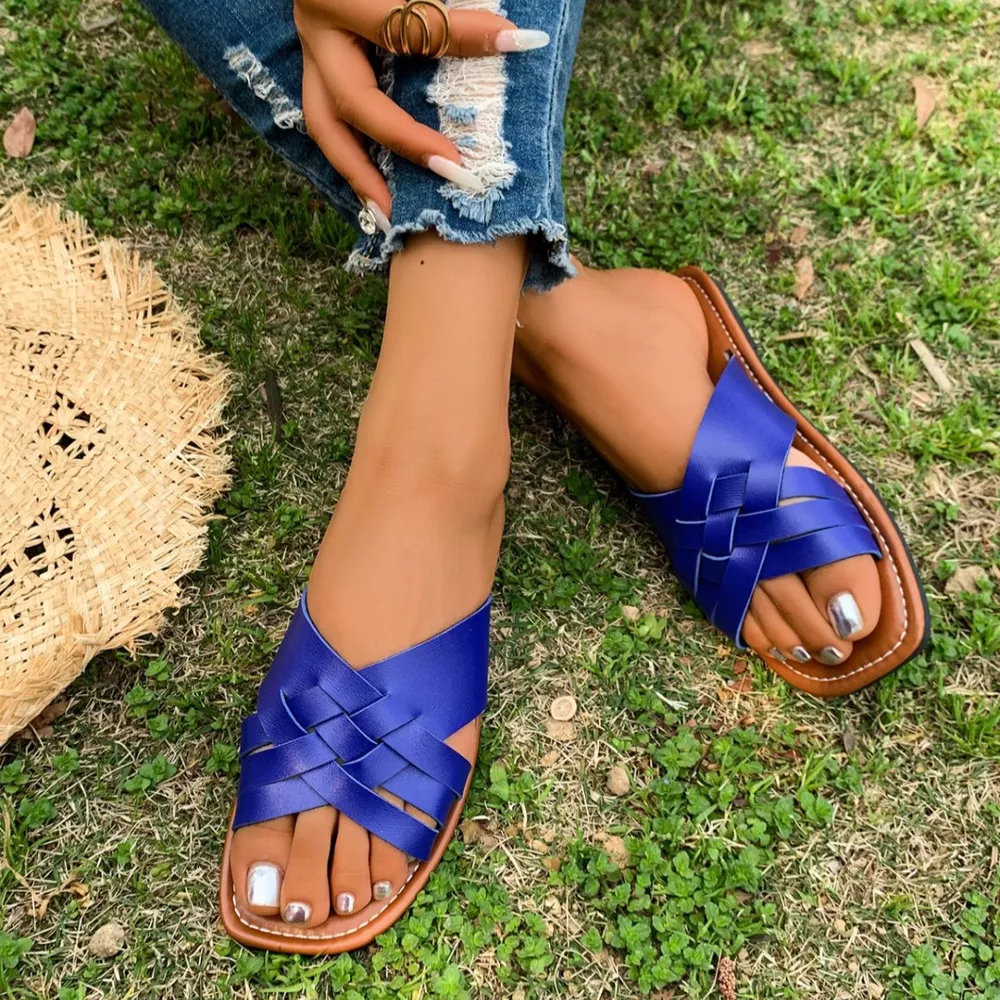 Woven Open Toe Sandals, image 12