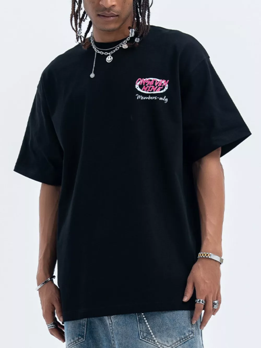 Men's Graphic Short Sleeve Oversized T-Shirt