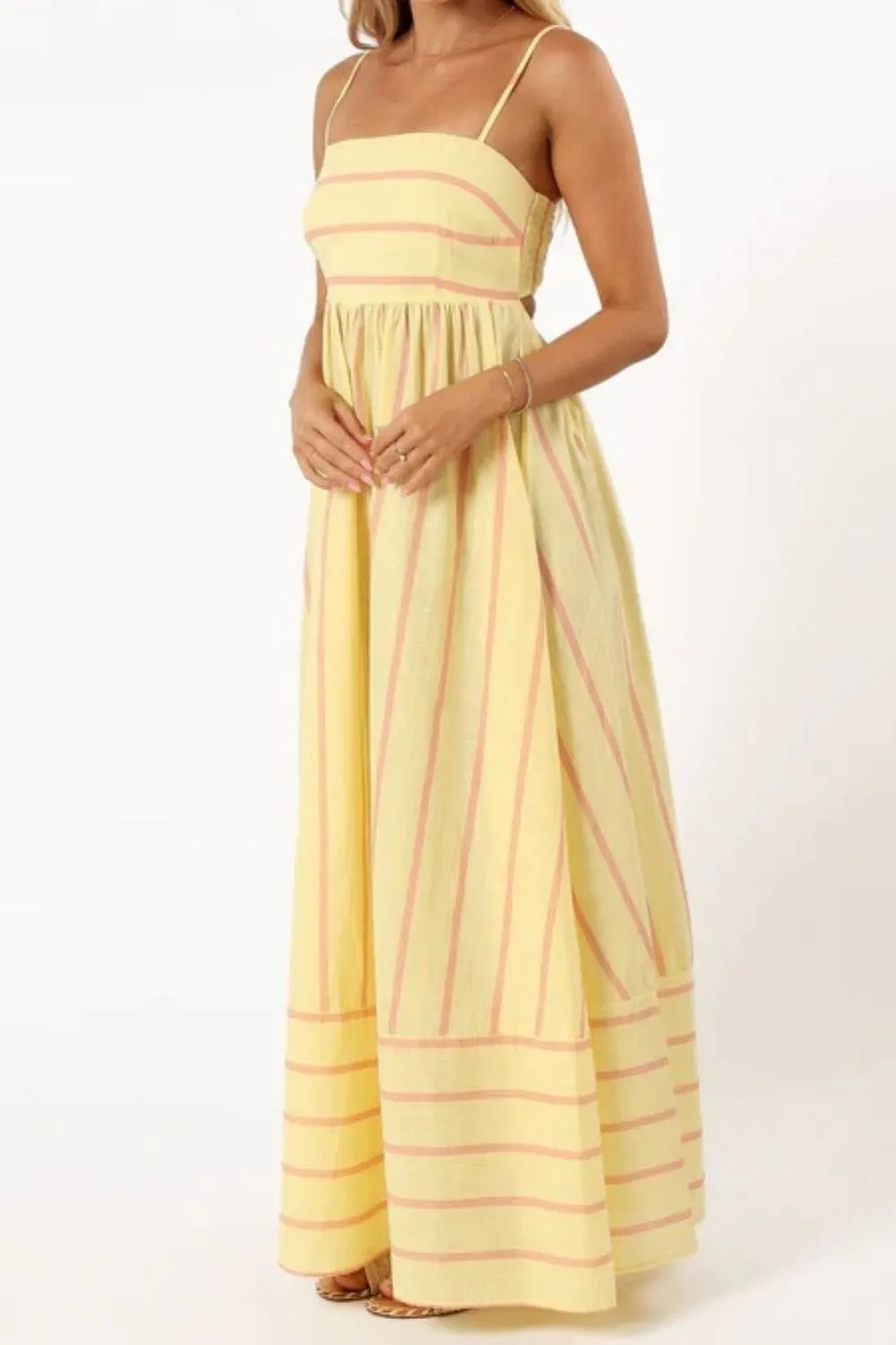 Striped Square Neck Cami Dress, image 19