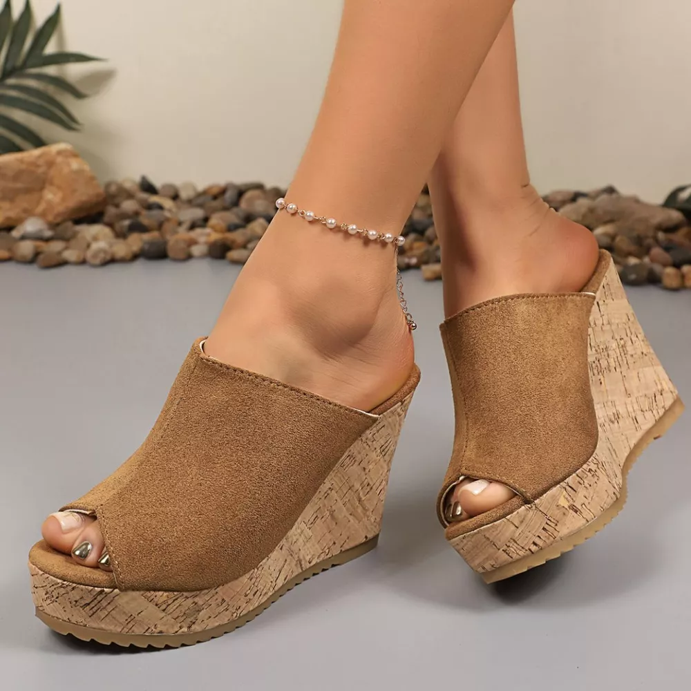 Open Toe Wedge Sandals, image 5