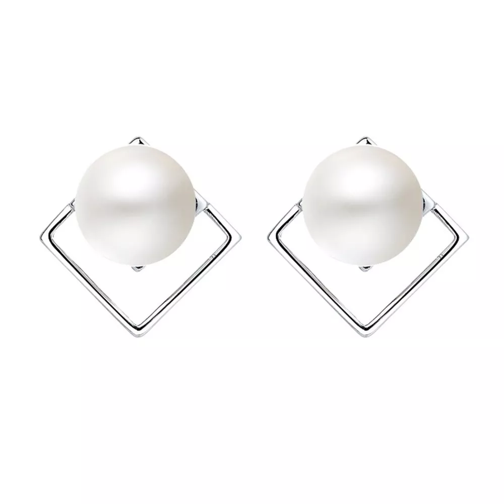 Pearl Stud Earrings, image 5