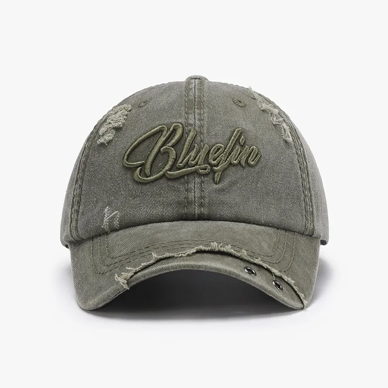 Embroidered Letter Cotton Baseball Cap, image 9