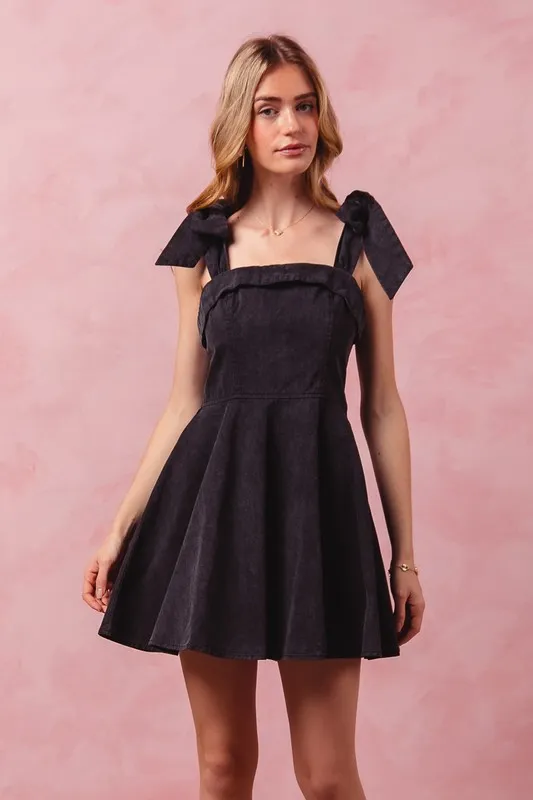 Fit and Flare Washed Gameday Dress, image 2