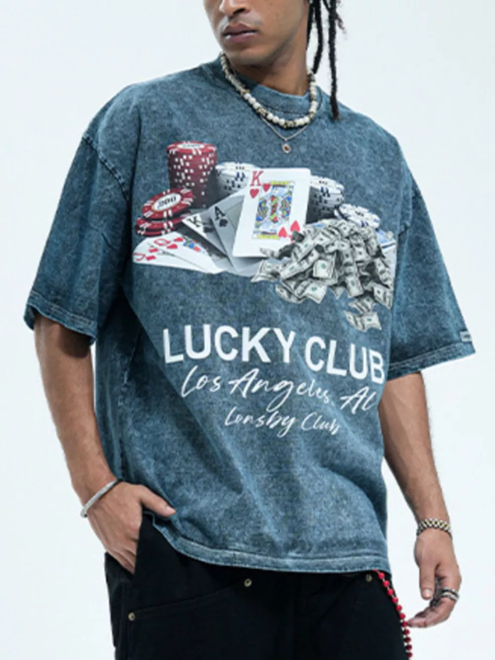 Men's Graphic Round Neck Short Sleeve T-Shirt, image 8