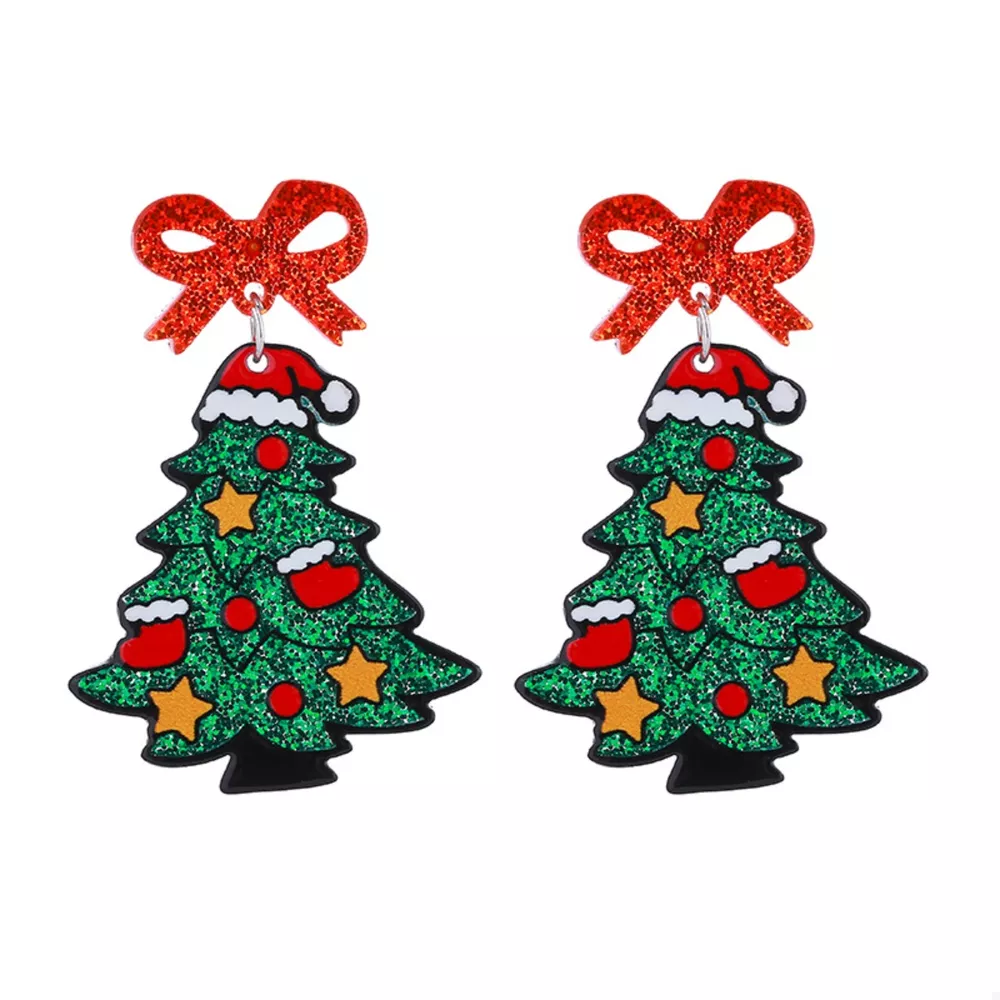 Christmas Dangle Earrings, image 3