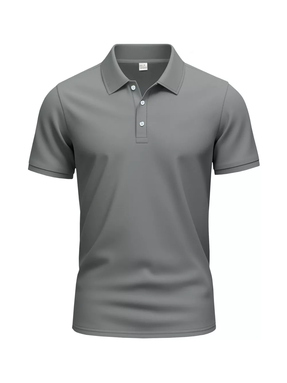 Men's Full Size Slim-Fit Short Sleeve Polo Plus Size, image 8