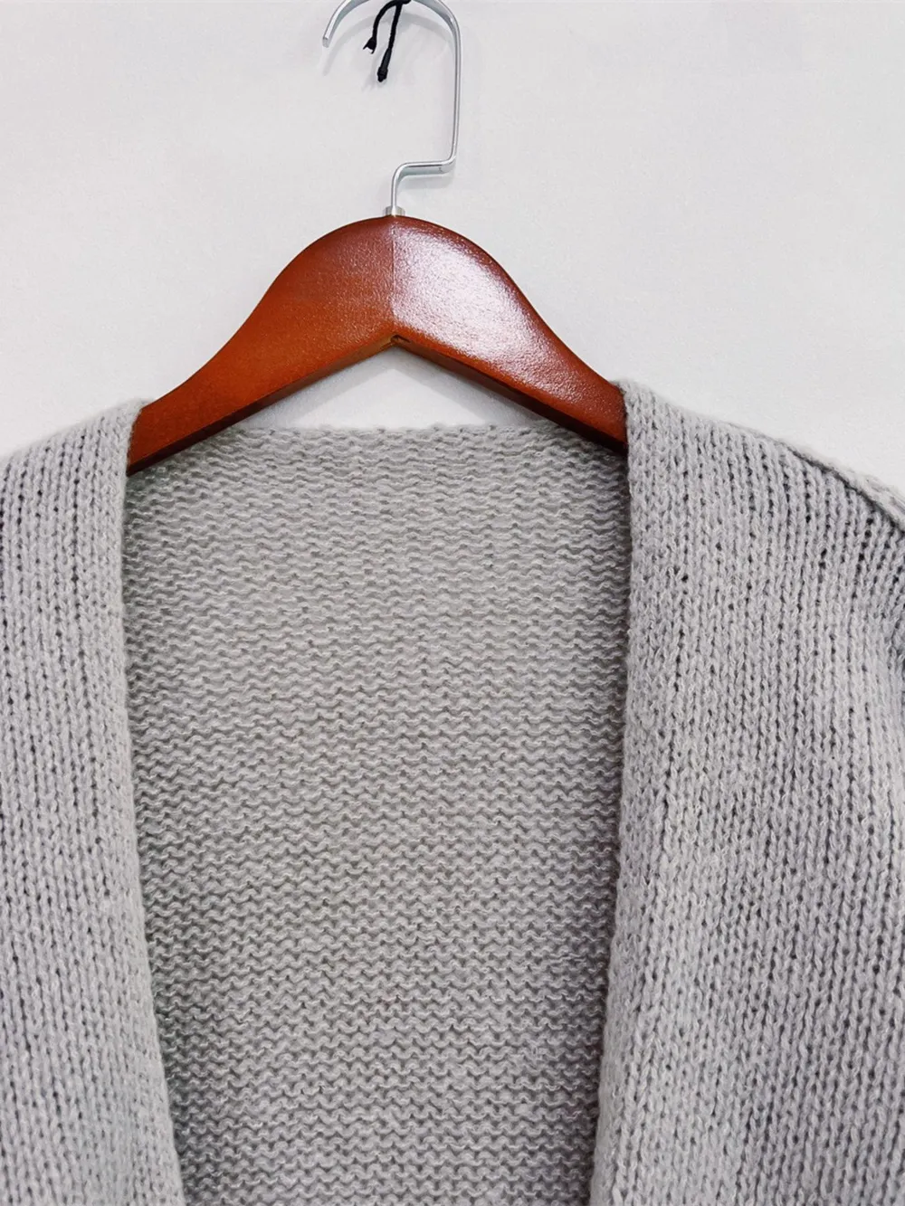 Open Front Dropped Shoulder Cardigan, image 17