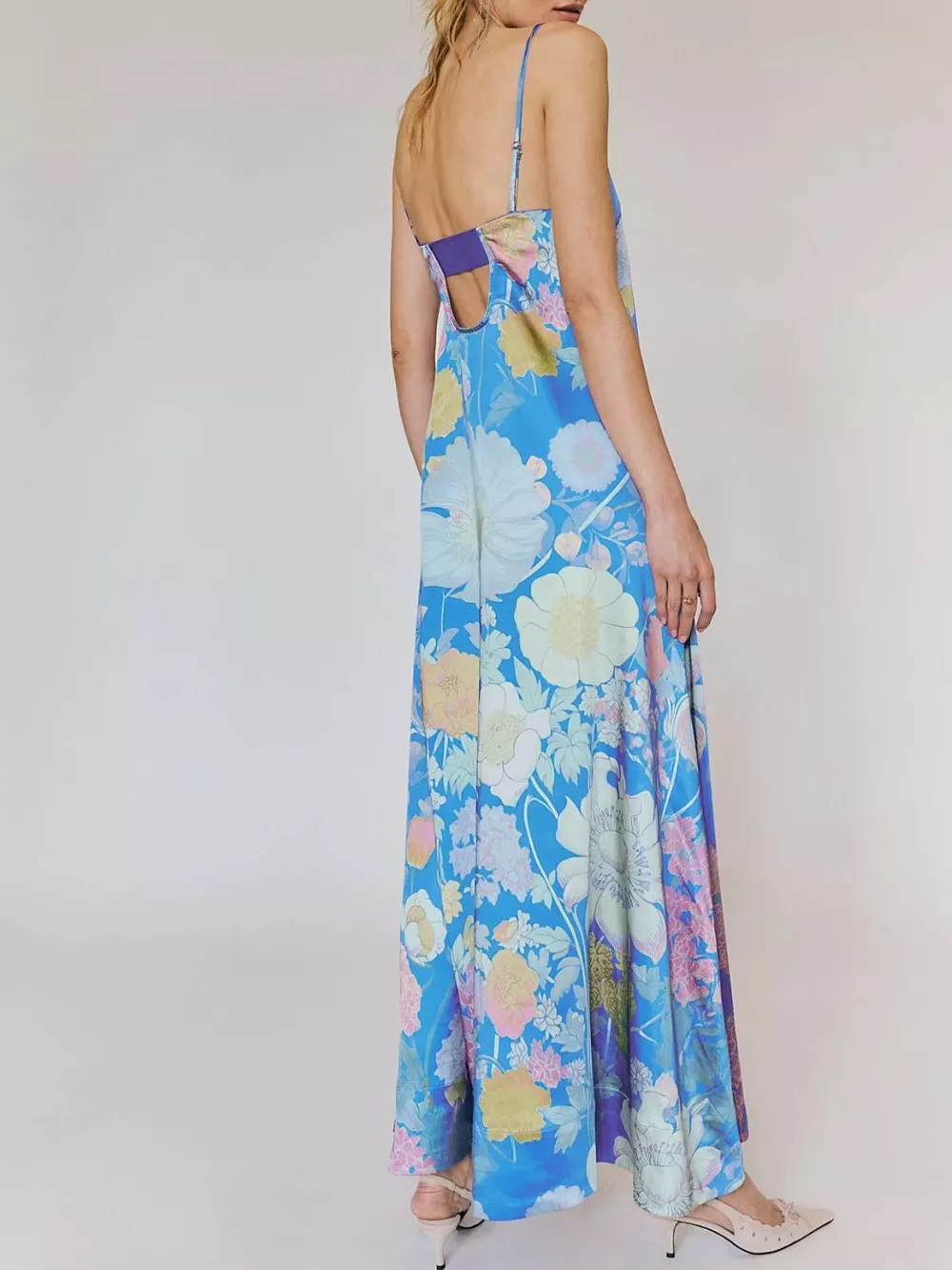 Floral Print Sleeveless Maxi Dress, image 13