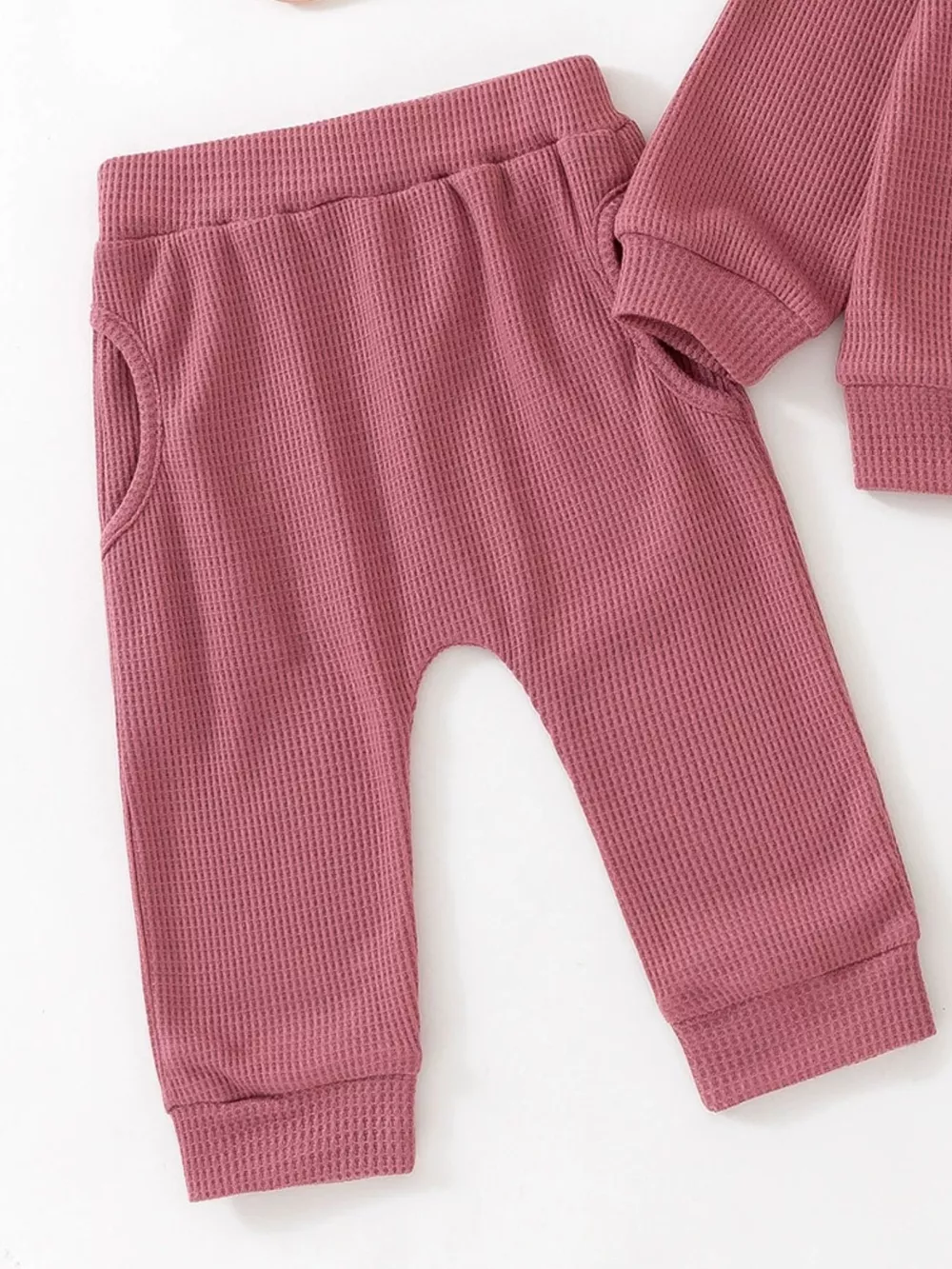 Children's Letter Ruffled Trim Top and Pants Set, image 9