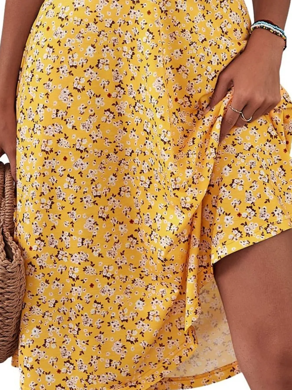 Printed Halter Neck Dress, image 16