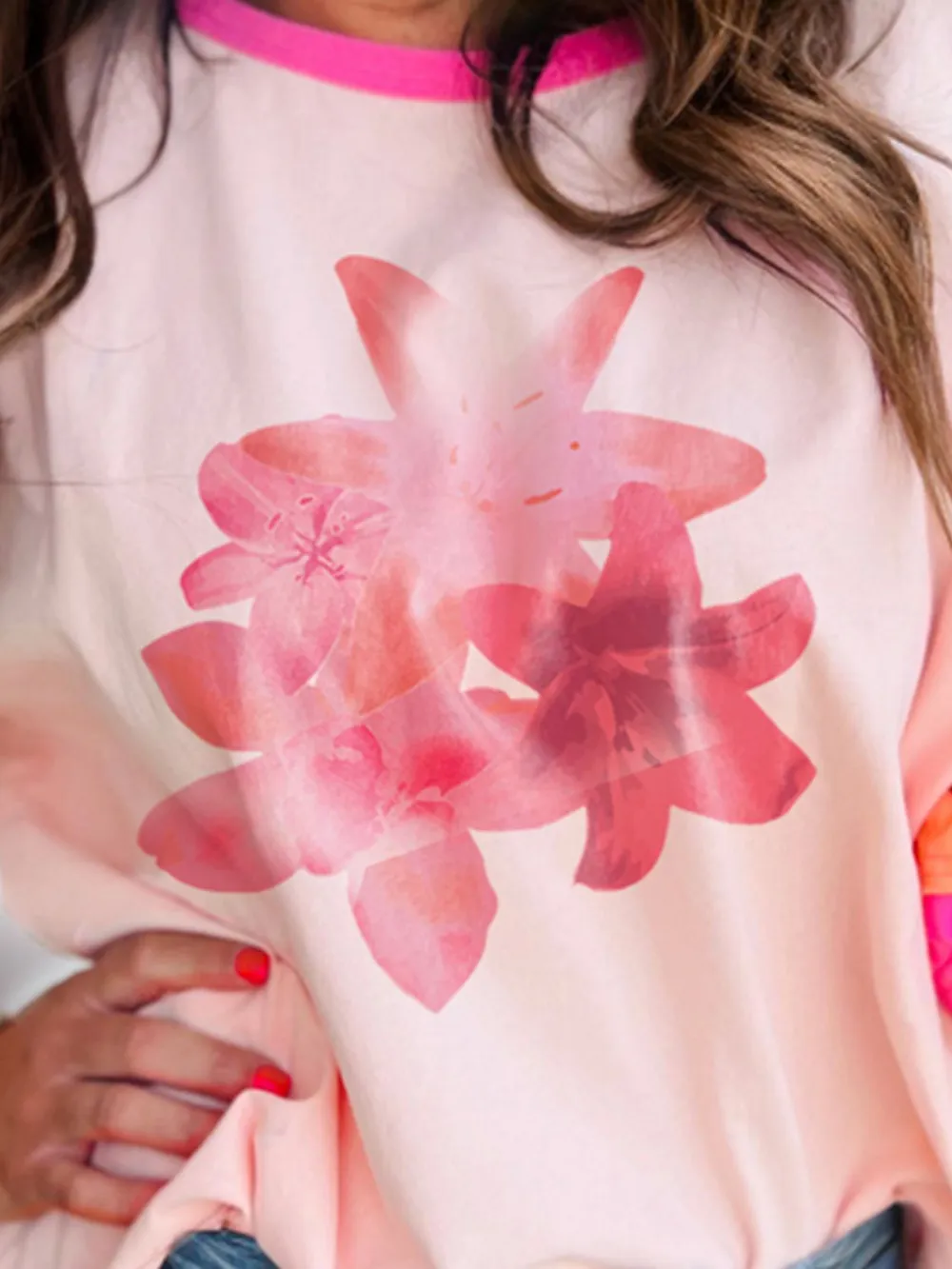 Graphic Round Neck Half Sleeve T-Shirt, image 2
