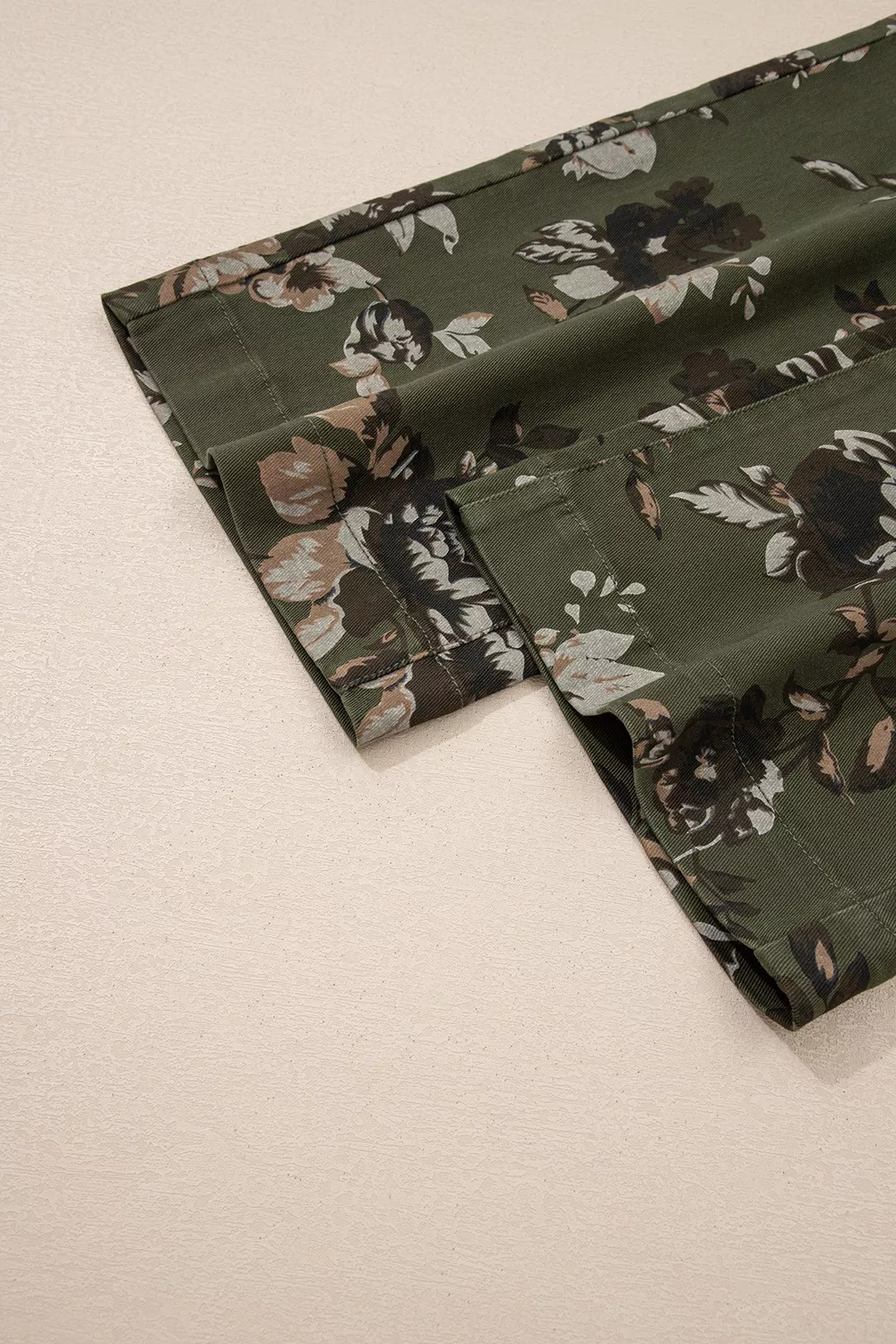 Vintage Style Floral Print High Waist Wide Leg Jeans, image 16