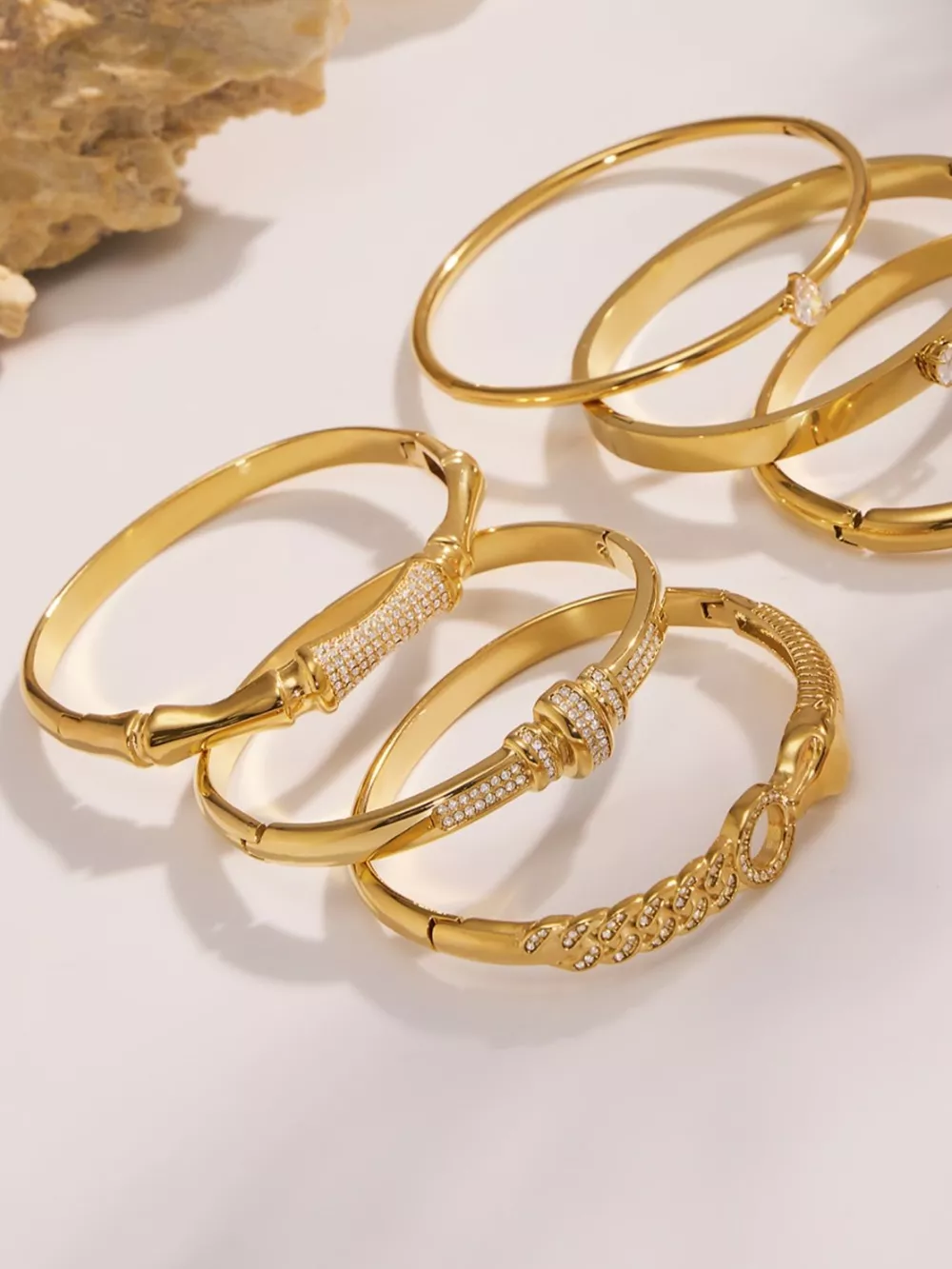 18K Gold-Plated Zircon Bracelet, image 14