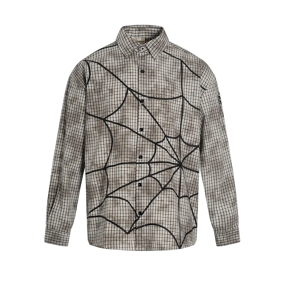 Men's Plaid Button-Up Long Sleeve Shirt, image 2
