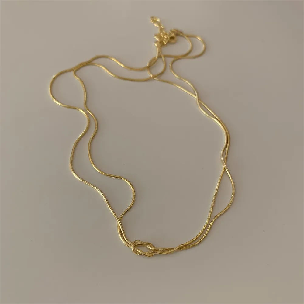 Titanium Steel Knotted Necklace, image 4