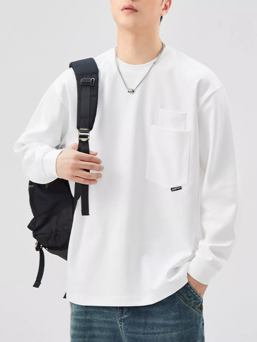 Men's Plus Size Casual Long Sleeve Sweatshirt, image 14