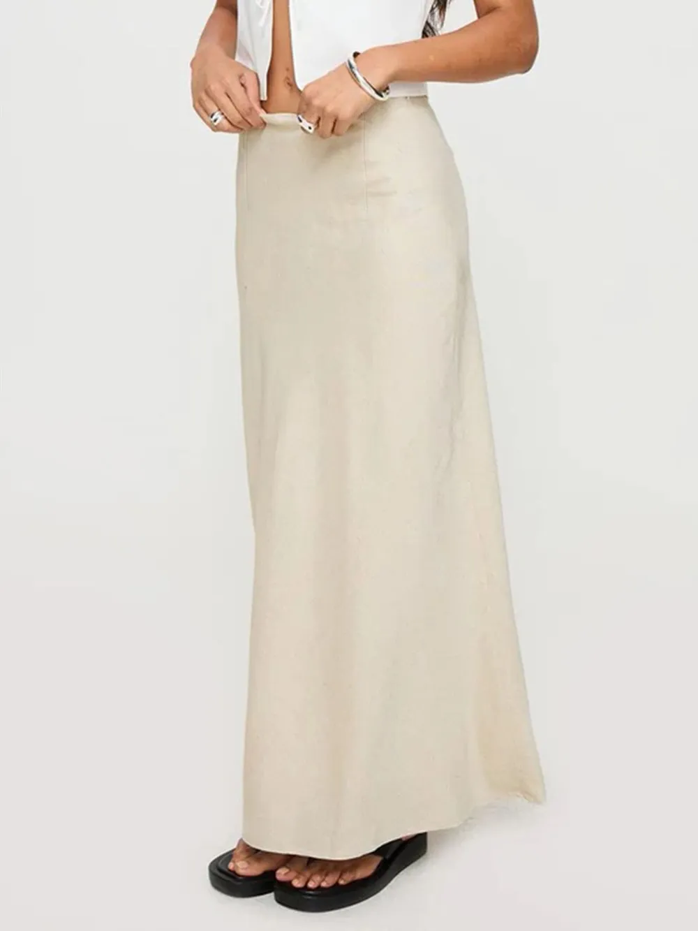 Slim Maxi Skirt, image 3