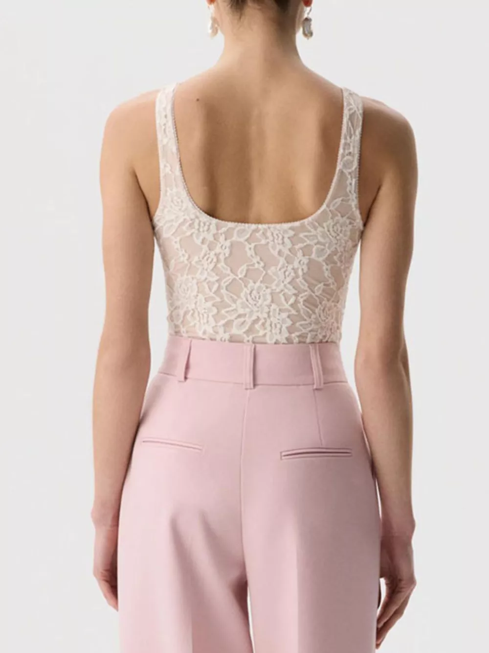 Lace Round Neck Tank, image 9