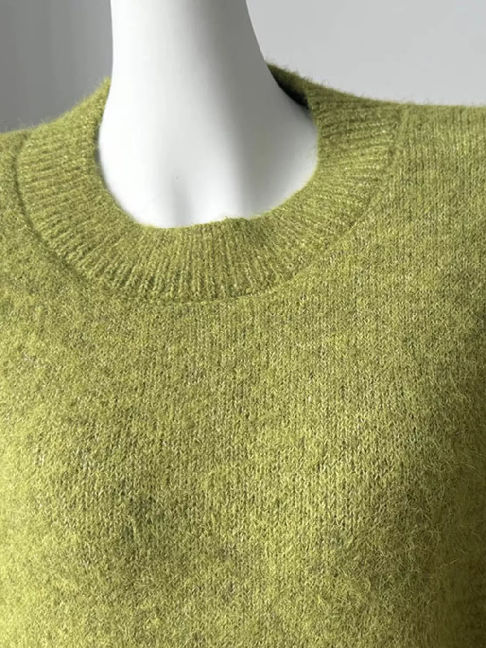 Round Neck Dropped Shoulder Sweater, image 8