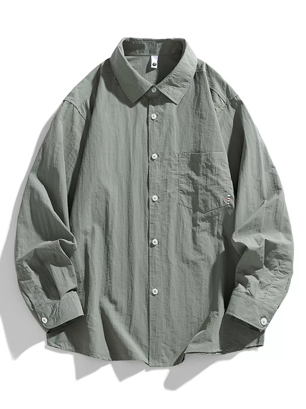 Men's Plus Size Lightweight Button-Down Shirt, image 8