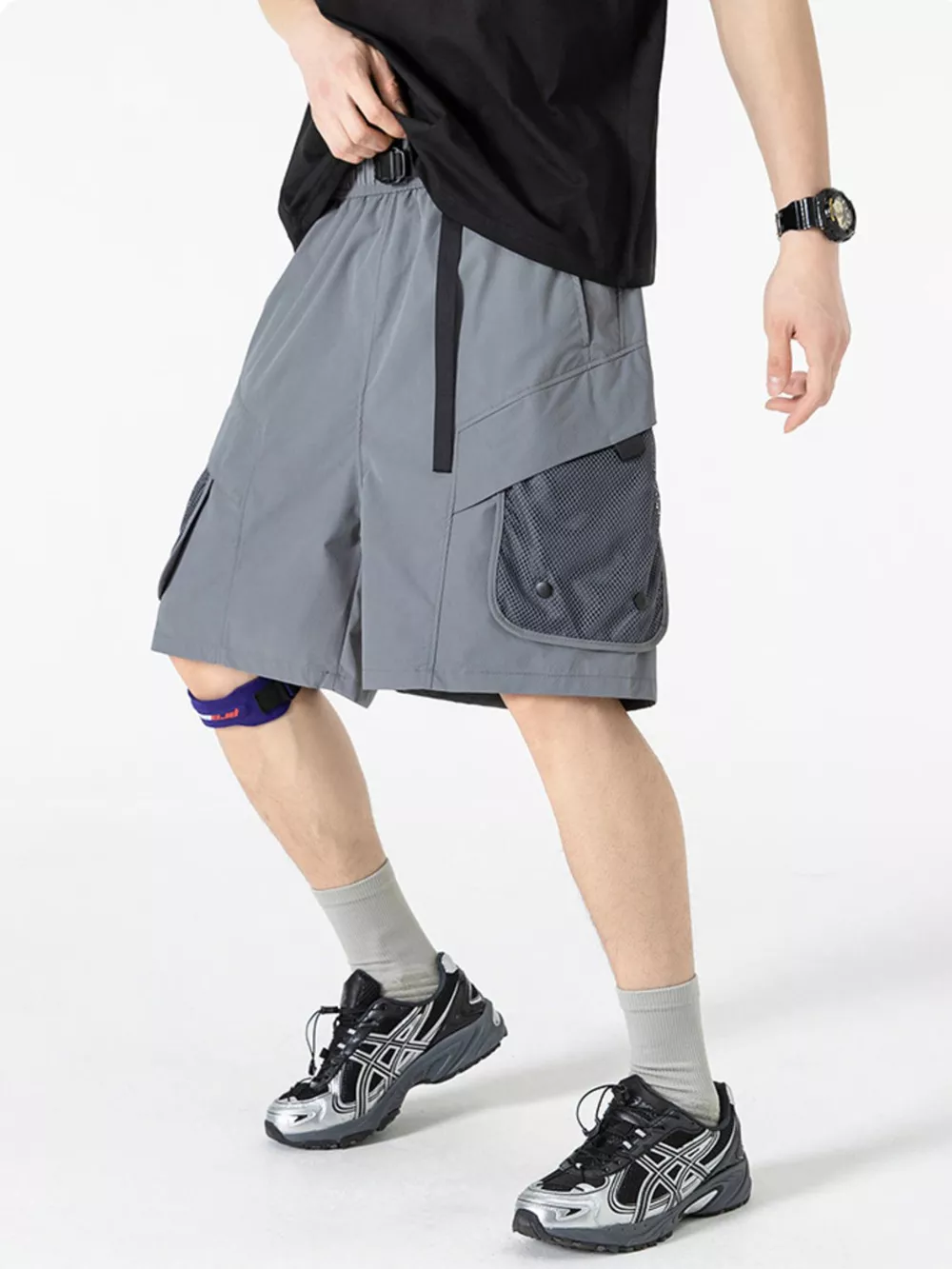 Men's Multi-Pocket Quick-Dry Cargo Shorts, image 5