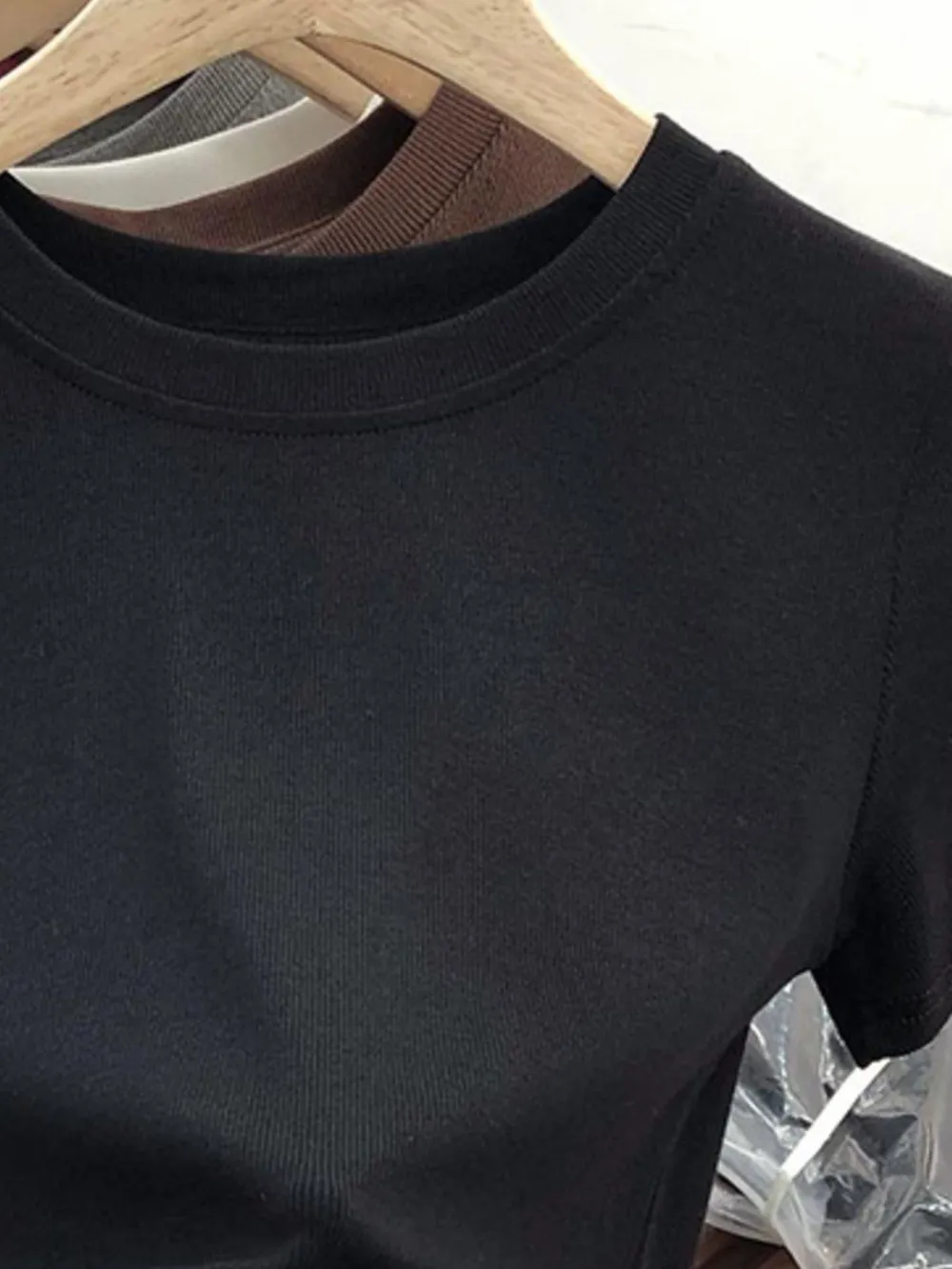 Crew Neck Short Sleeve T-Shirt, image 10