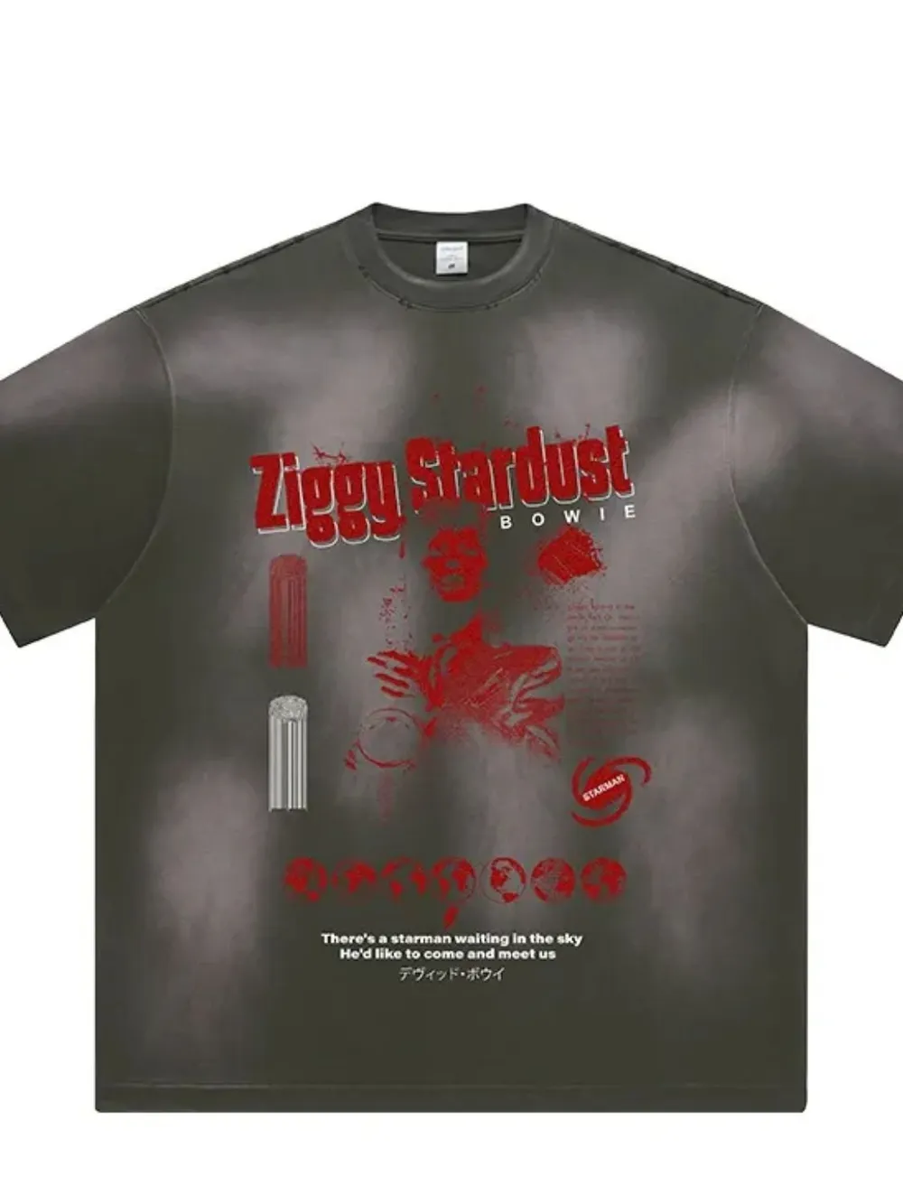 Men's Graphic Round Neck Short Sleeve T-Shirt, image 2