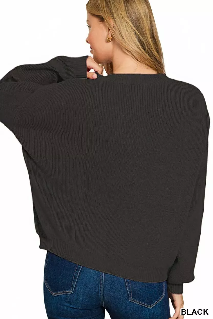 American Flag Crew Neck Sweater, image 3