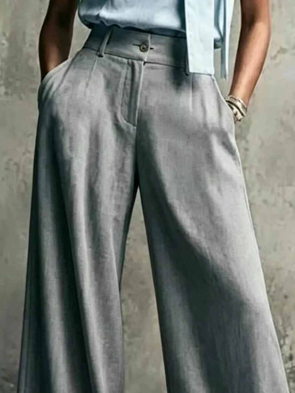 High-Waisted Wide-Leg Pants, image 6