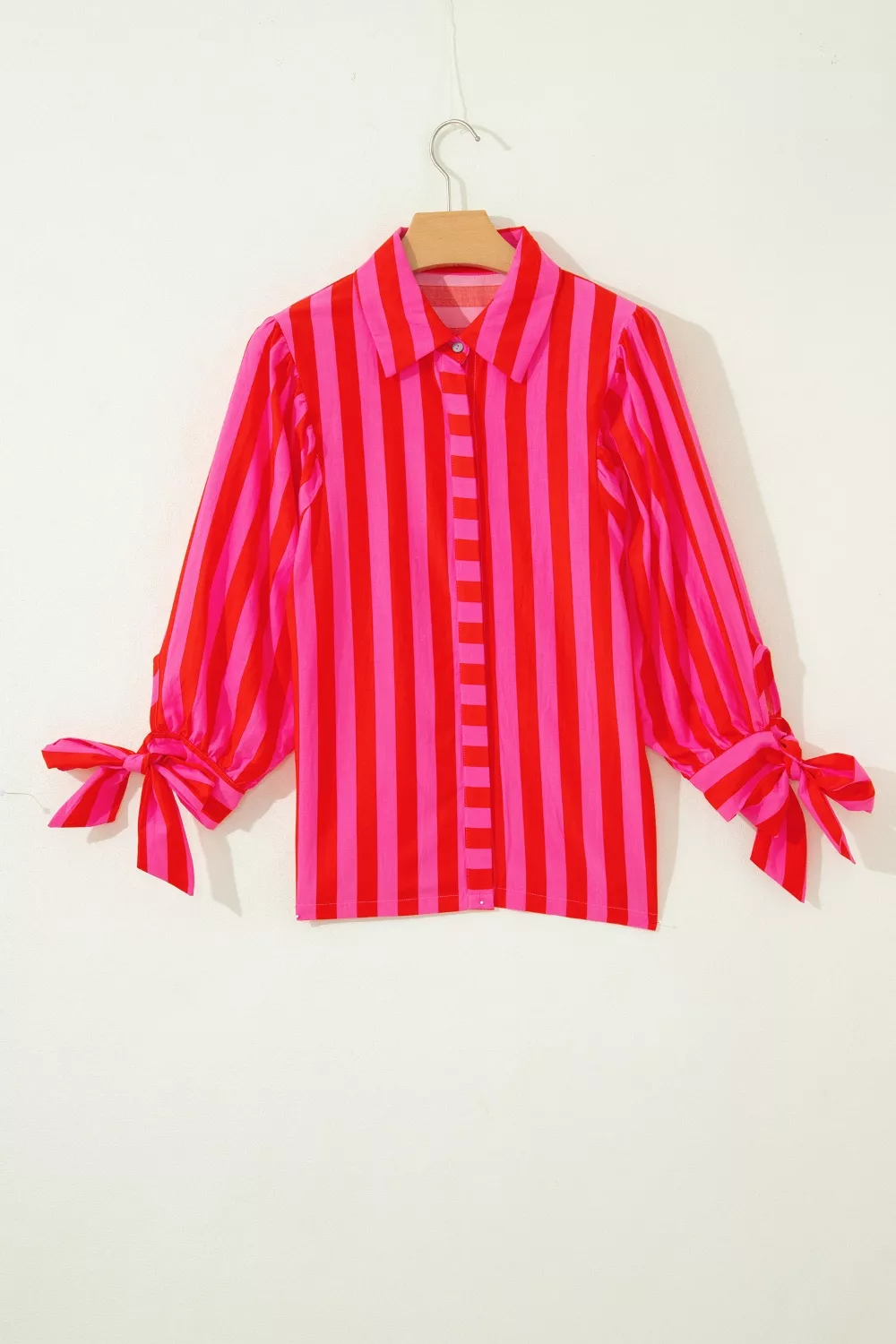 Stripe Puff Sleeve Blouse, image 3