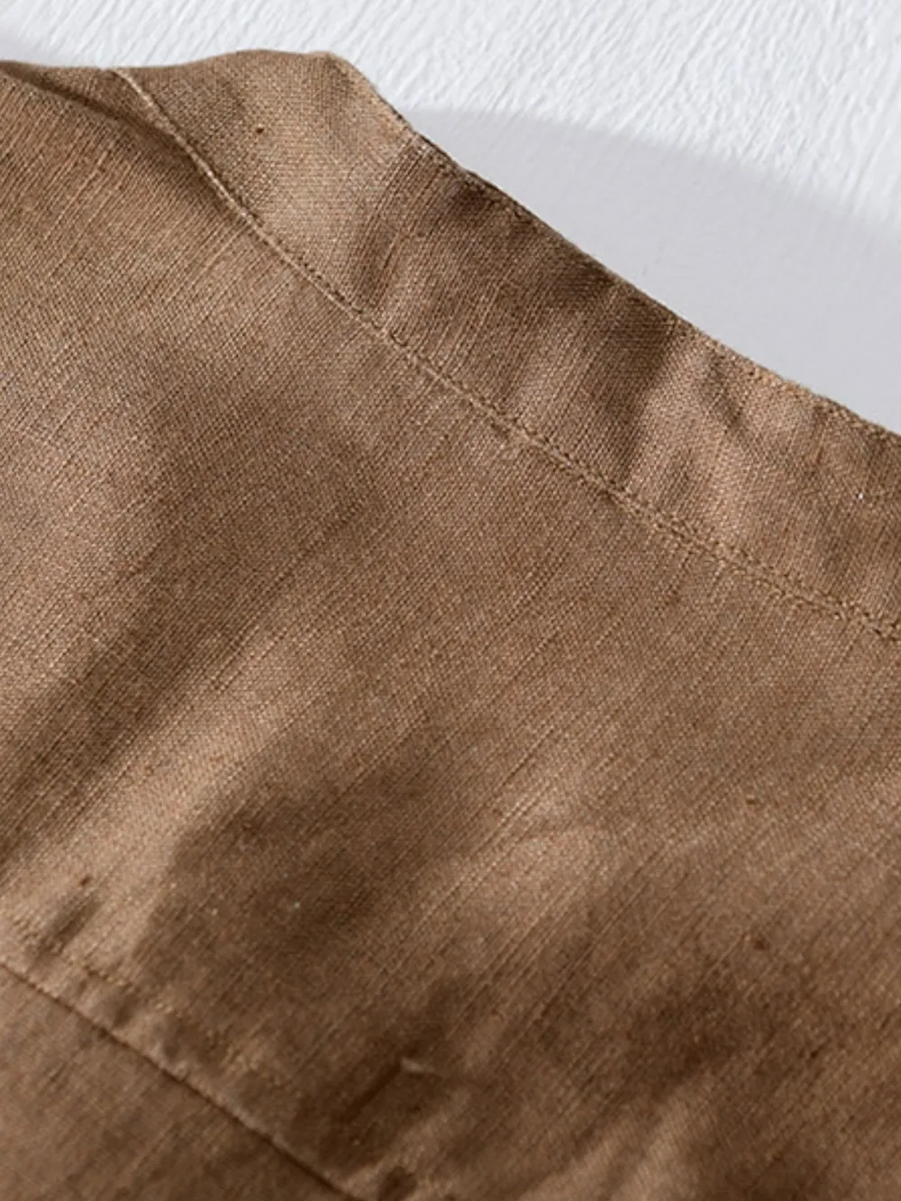 Men's Plus Size Button Detail Short Sleeve Blouse, image 4