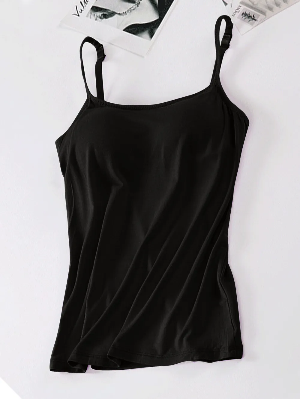 Scoop Neck Adjustable Strap Cami, image 11