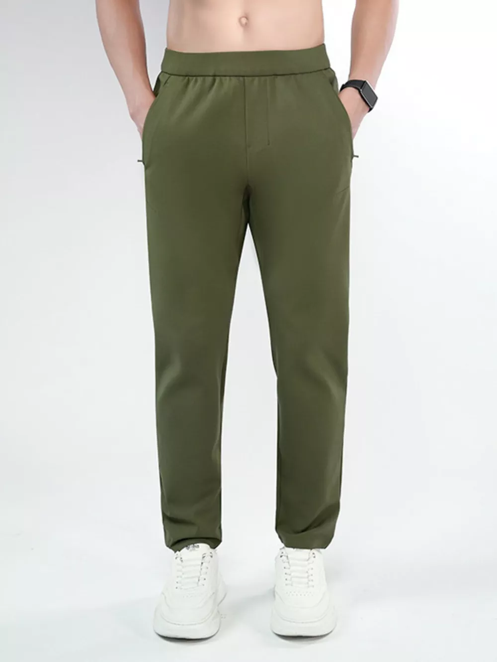 Men's Plus Size Slim-Fit Stretch Pants