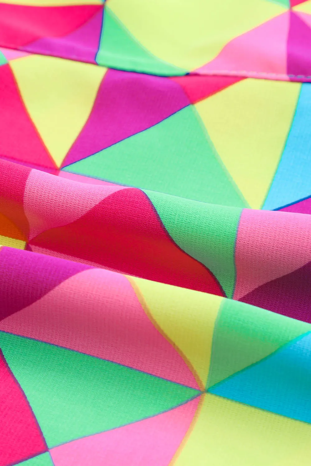 Color Block Elastic Waist Shorts, image 4