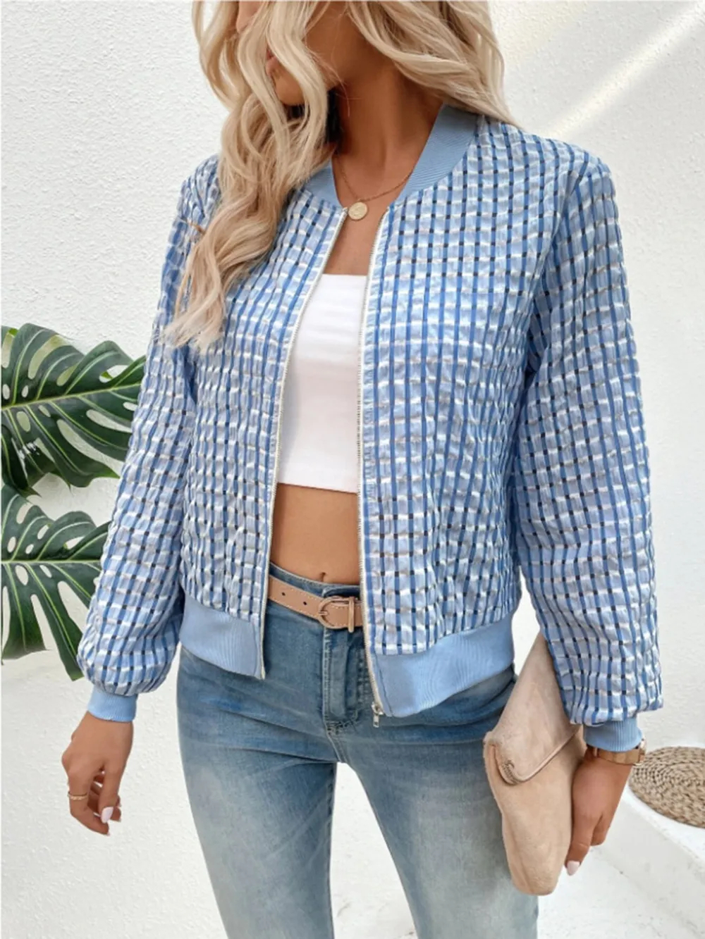 Zip Up Long Sleeve Jacket, image 11