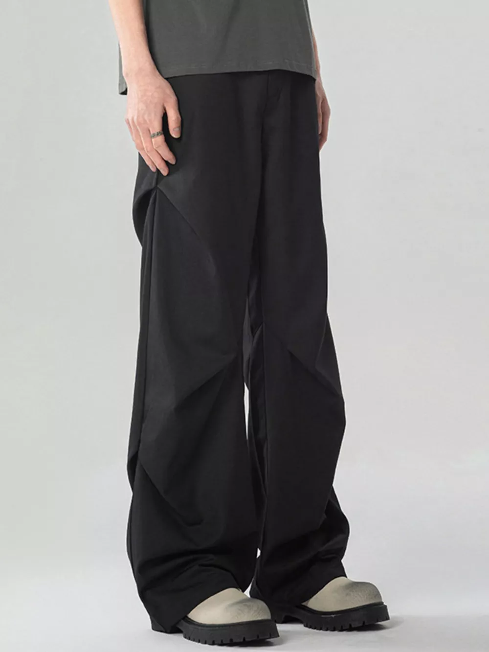 Men's Full Size Wide Leg Cargo Pants Plus Size, image 3