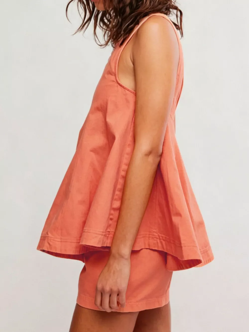 Sleeveless Top and Shorts Denim Set, image 8