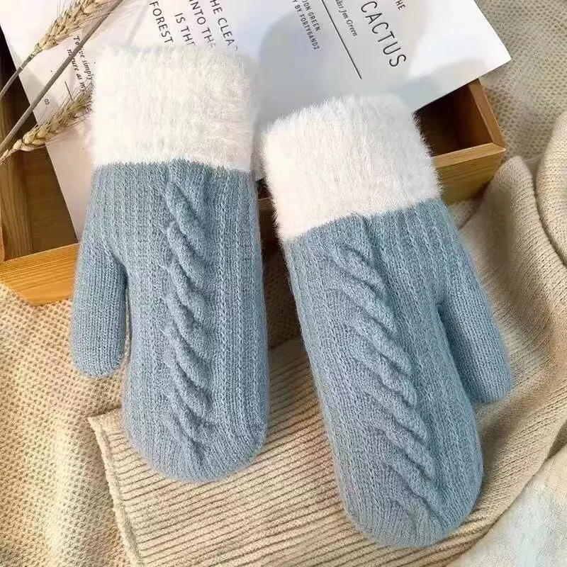 Cozy Knitted Winter Gloves, image 2